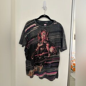 Marvel The Mighty Thor Graphic Tee - Black and Pink